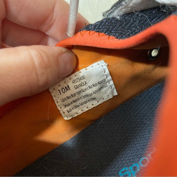 Dr. Scholl’s women’s Jamie lace up navy & orange in size 10 - Picture 12 of 12